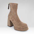 Stylish Chunky Heel Slim Ankle Boots