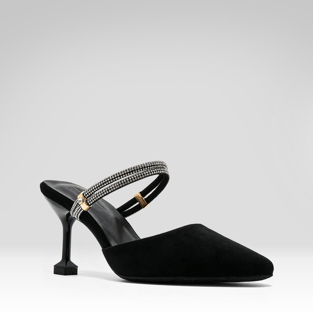 Rhinestone Two-way High Heels