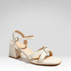 Twisted Chunky Heel Sandals