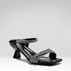 Rhinestone Square-toe Sandals