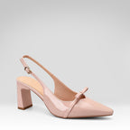 Bow-tie Pointed High Heels