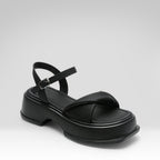 Solid Color Platform Sandals