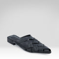 Woven Pointed-toe Sandals