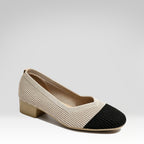 Color-blocked Breathable Flats