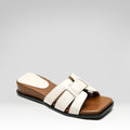 Square-toe Open-toe Slippers