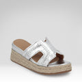 Straw Platform Slippers