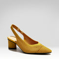 Pointed-toe Knit Sandals