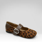 Leopard Print Flat Shoes