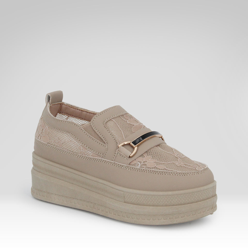 Mesh Platform Casual Shoes