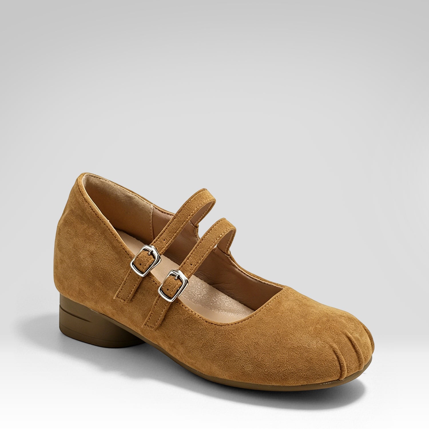 Gentle Style Chunky Heel Flats