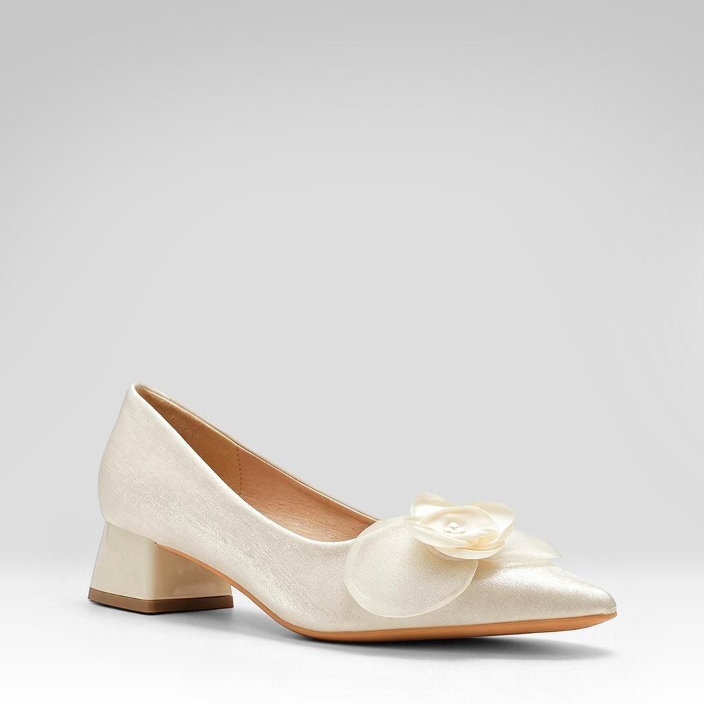 Silk Flower Shoes