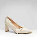 Pointed-toe Pearl High Heels
