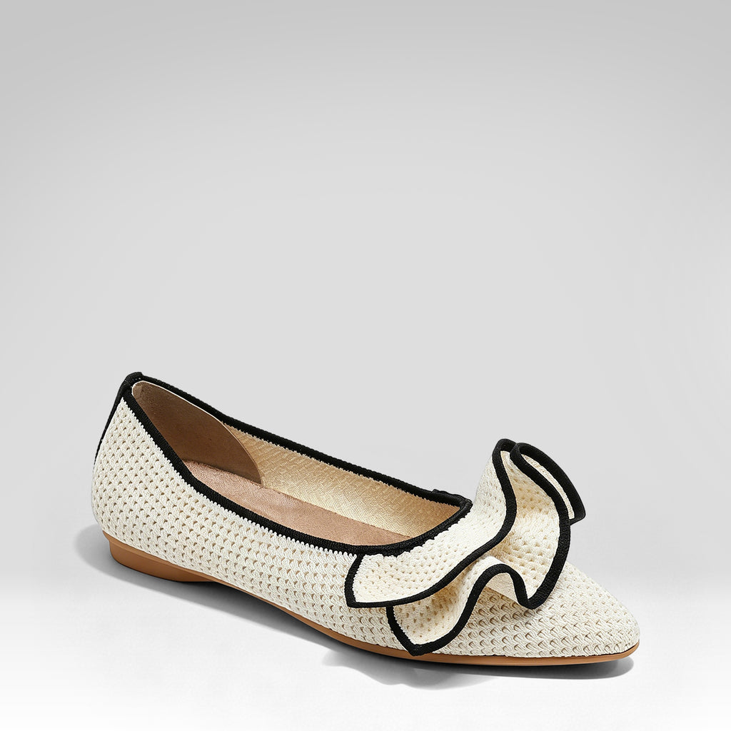 Ruffled Elegant Flats