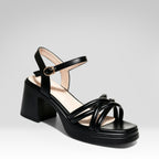 Mid-heel Roman Sandals