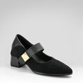Pointed-toe Mary Jane Shoes