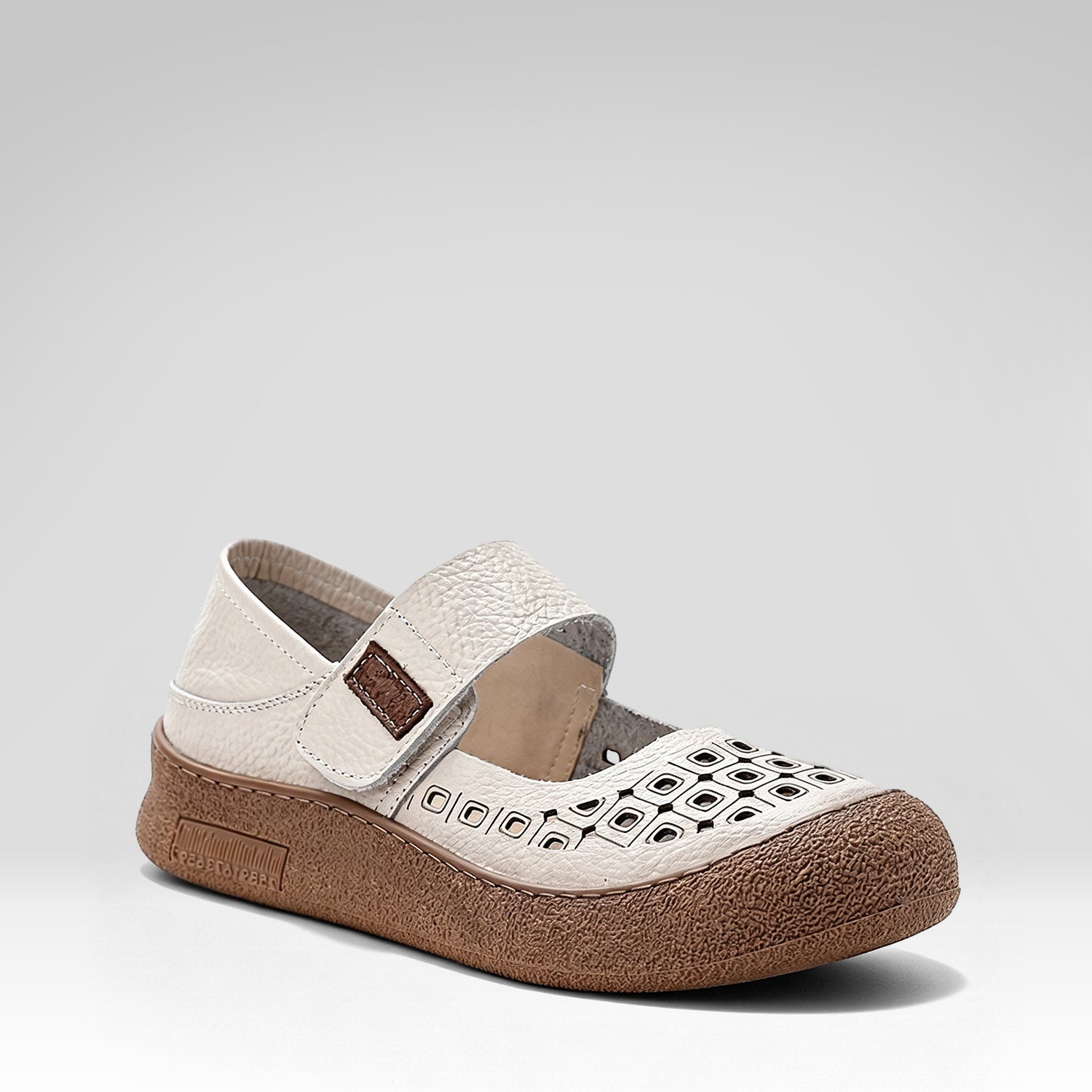 Velcro Openwork Single Shoes