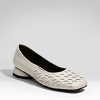 Woven Low-heeled Shoes