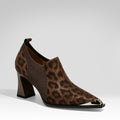 Pointed-toe Chunky High Heels