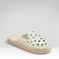 Floral Openwork Slippers