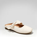 Soft Leather Closed-toe Slippers