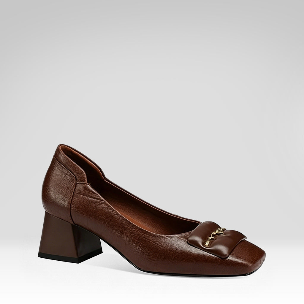 Square-toe Commuter Style Flats