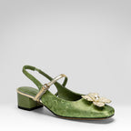 Pearl Flower Toe Sandals