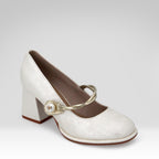Stylish Chunky Heel Low-cut Flats