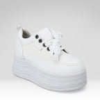 Lightweight Platform Shoes With Hidden Heel Lift