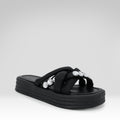 Woven Platform Slippers