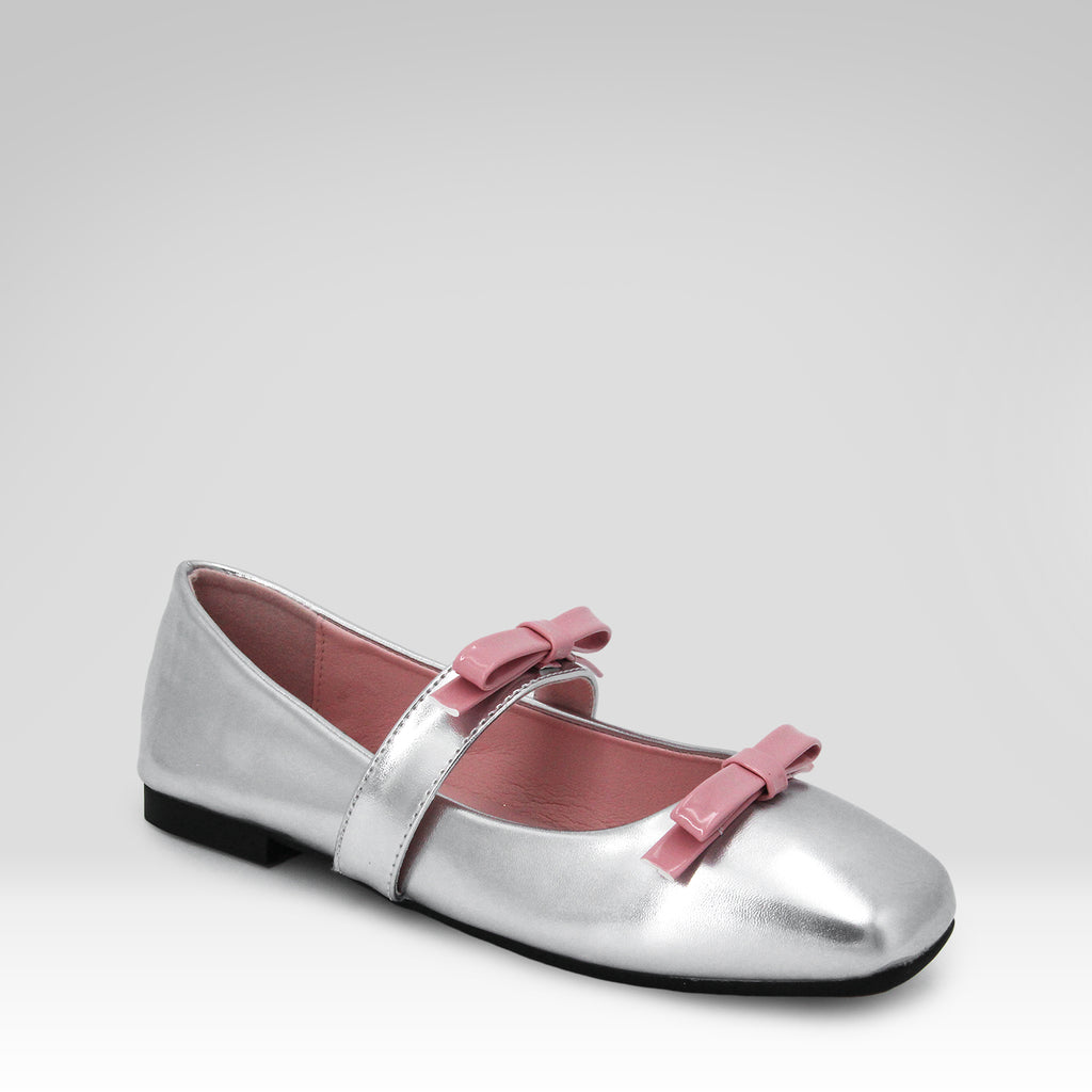 Mary Jane Shoes With Bow